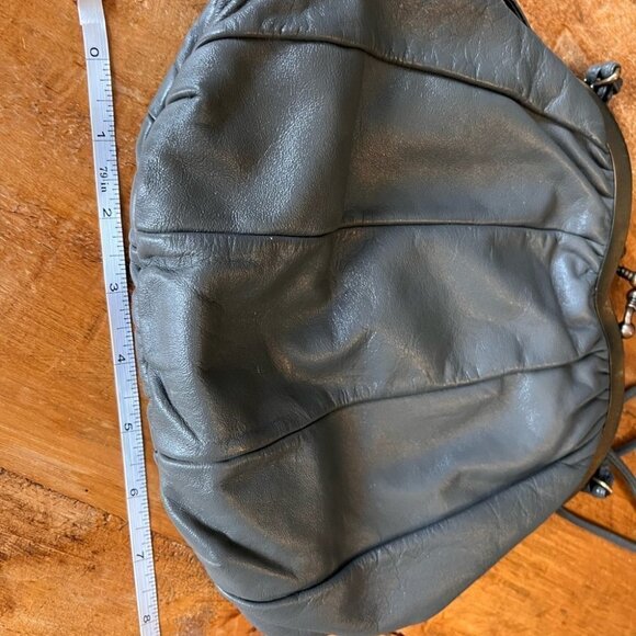 VINTAGE dark gray purse - Picture 7 of 8